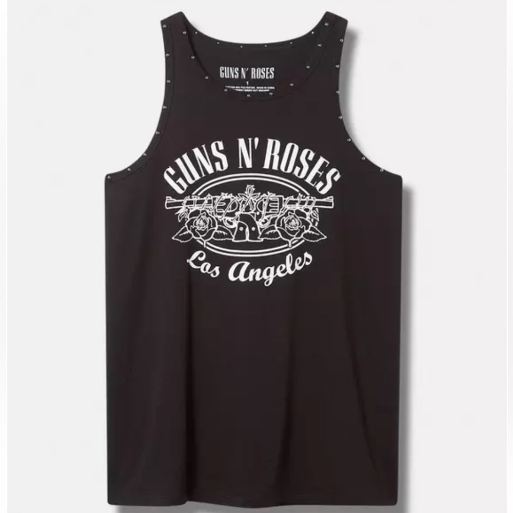 Torrid Guns N' Roses Classic Fit Cotton Studded Tank